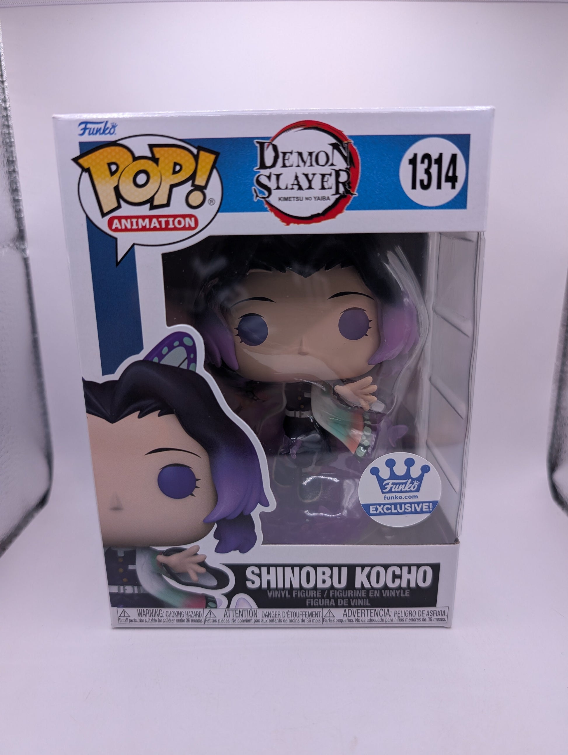 Shinobu Kocho Exclusive 1314 Demon Slayer Funko Pop Vinyl Figure FRENLY BRICKS - Open 7 Days
