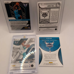 Charlotte Hornets NBA Basketball Card Lot, Rookies, Patch, Auto, Graded, Lamelo Ball #2 FRENLY BRICKS - Open 7 Days
