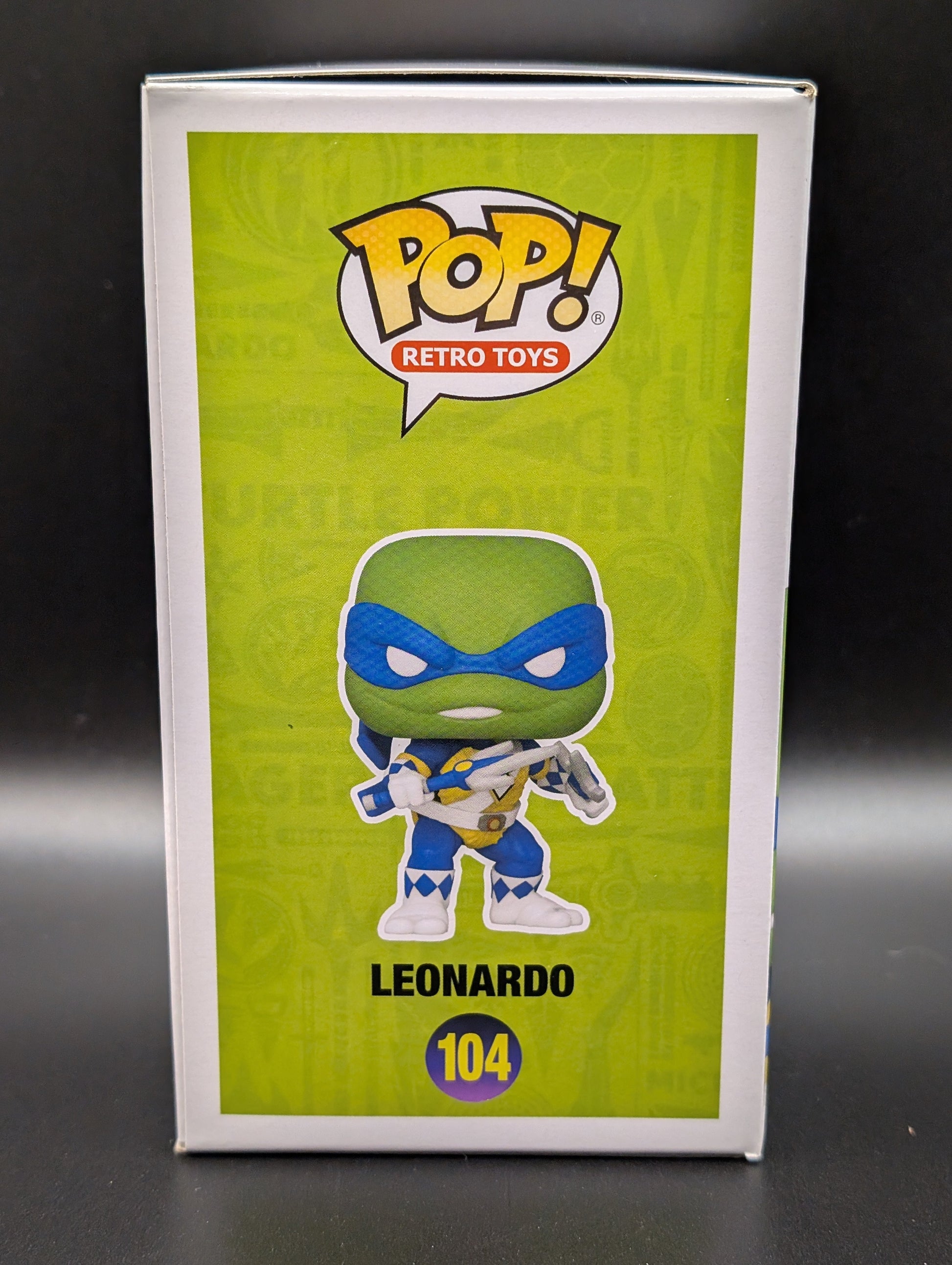 Funko POP! Tv Teenage Mutant Ninja Turtles x Power Rangers #104 Leonardo Summer Convention Limited Edition FRENLY BRICKS - Open 7 Days
