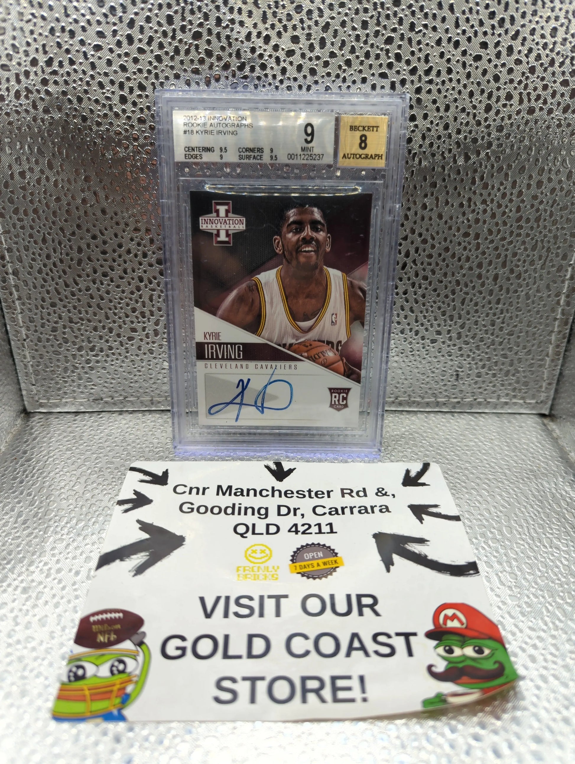 2012-13 Innovation Rookie Autographs #18 Kyrie Irving BGS 9 AUTO 8 FRENLY BRICKS - Open 7 Days