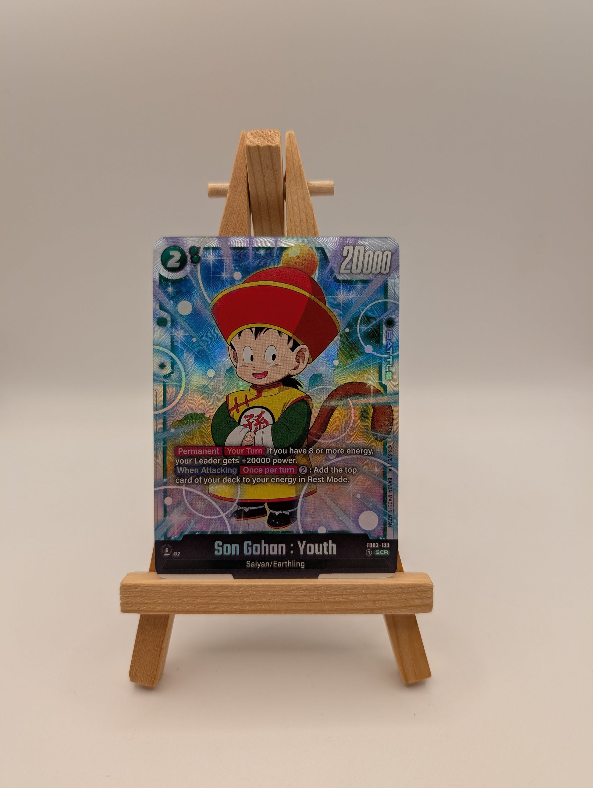 Son Gohan: Youth FB03-139 SCR Fusion World Dragon Ball Super Card FRENLY BRICKS - Open 7 Days