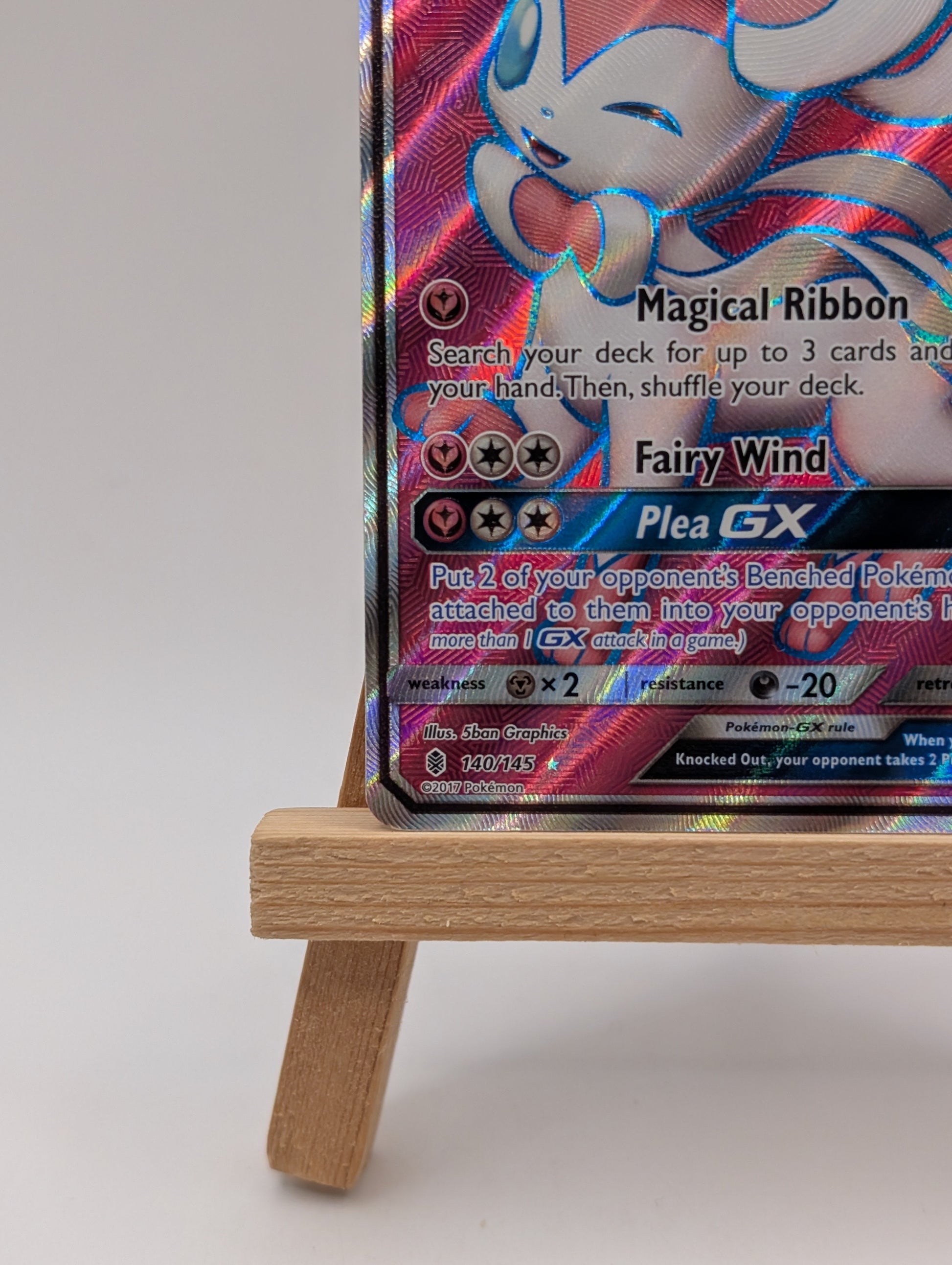 Pokemon TCG - Sylveon GX 140/145 Guardians Rising FRENLY BRICKS - Open 7 Days