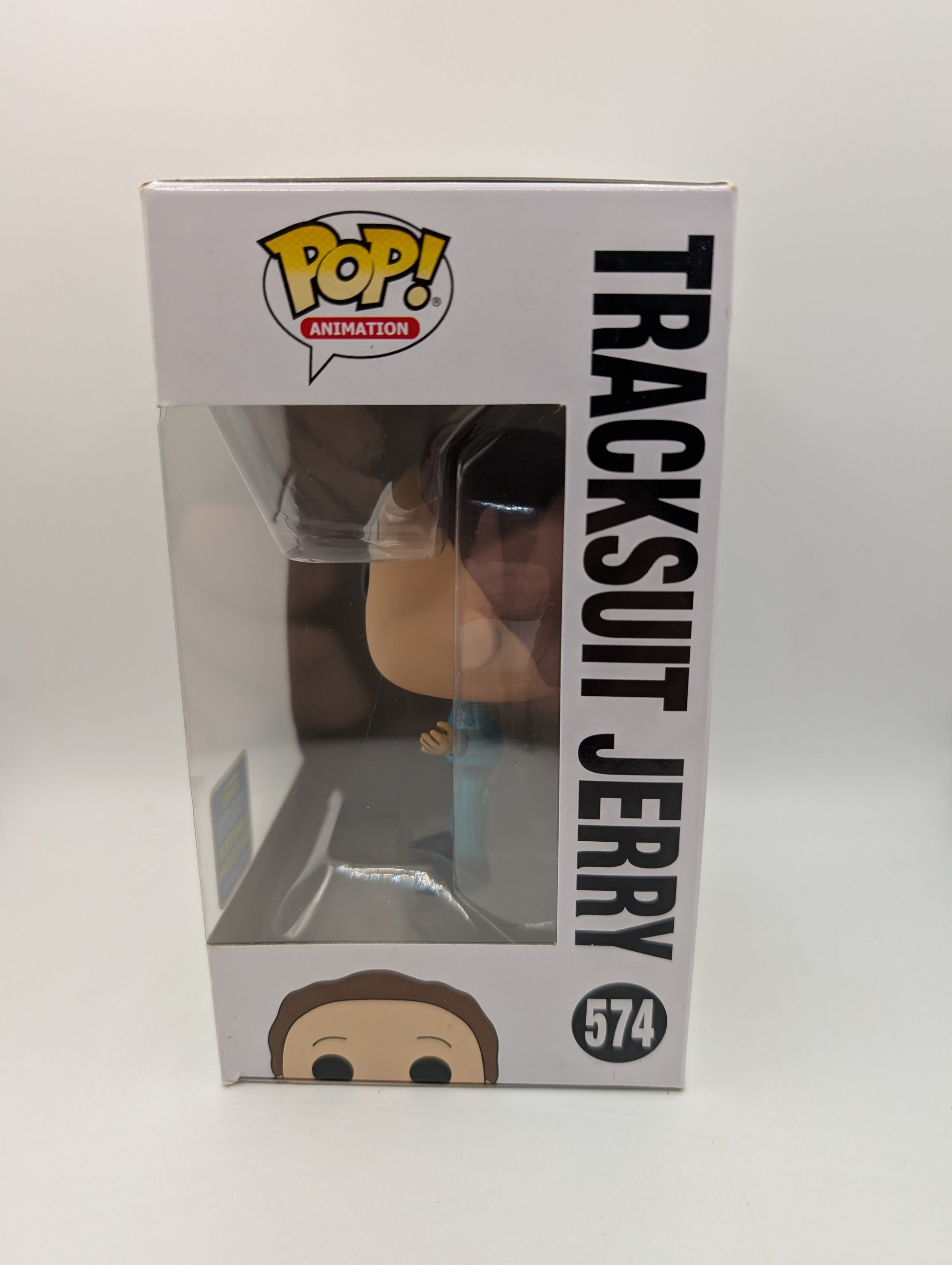 Funko Pop! Tracksuit Jerry #574 Rick and Morty 2019 SDCC Exclusive Vaulted