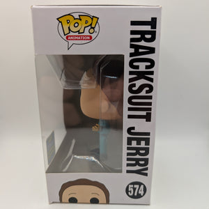 Funko Pop! Tracksuit Jerry #574 Rick and Morty 2019 SDCC Exclusive Vaulted