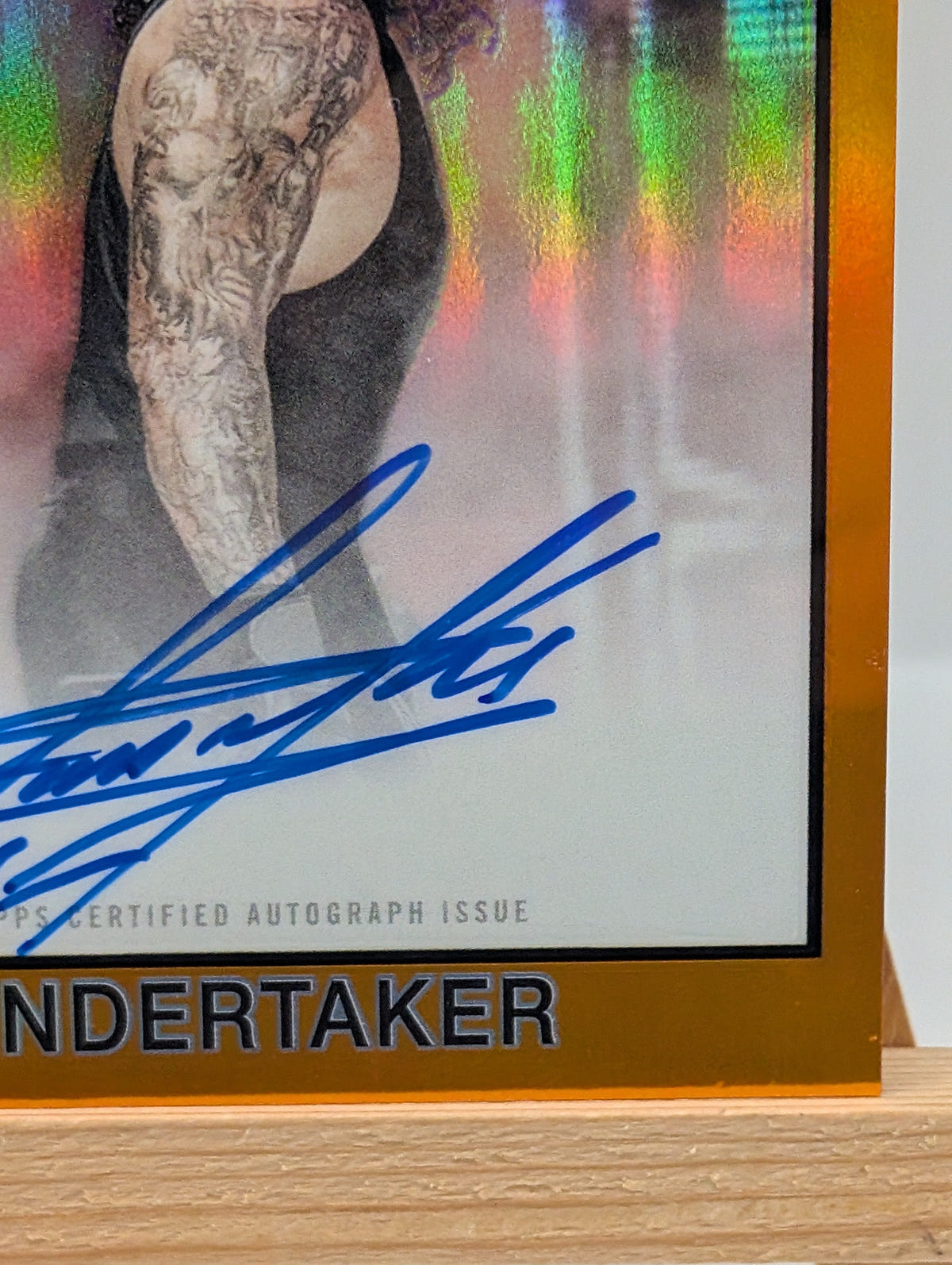 2026 Topps Chrome Undertaker Auto /25 Refractor WWE Signature FRENLY BRICKS - Open 7 Days image 5