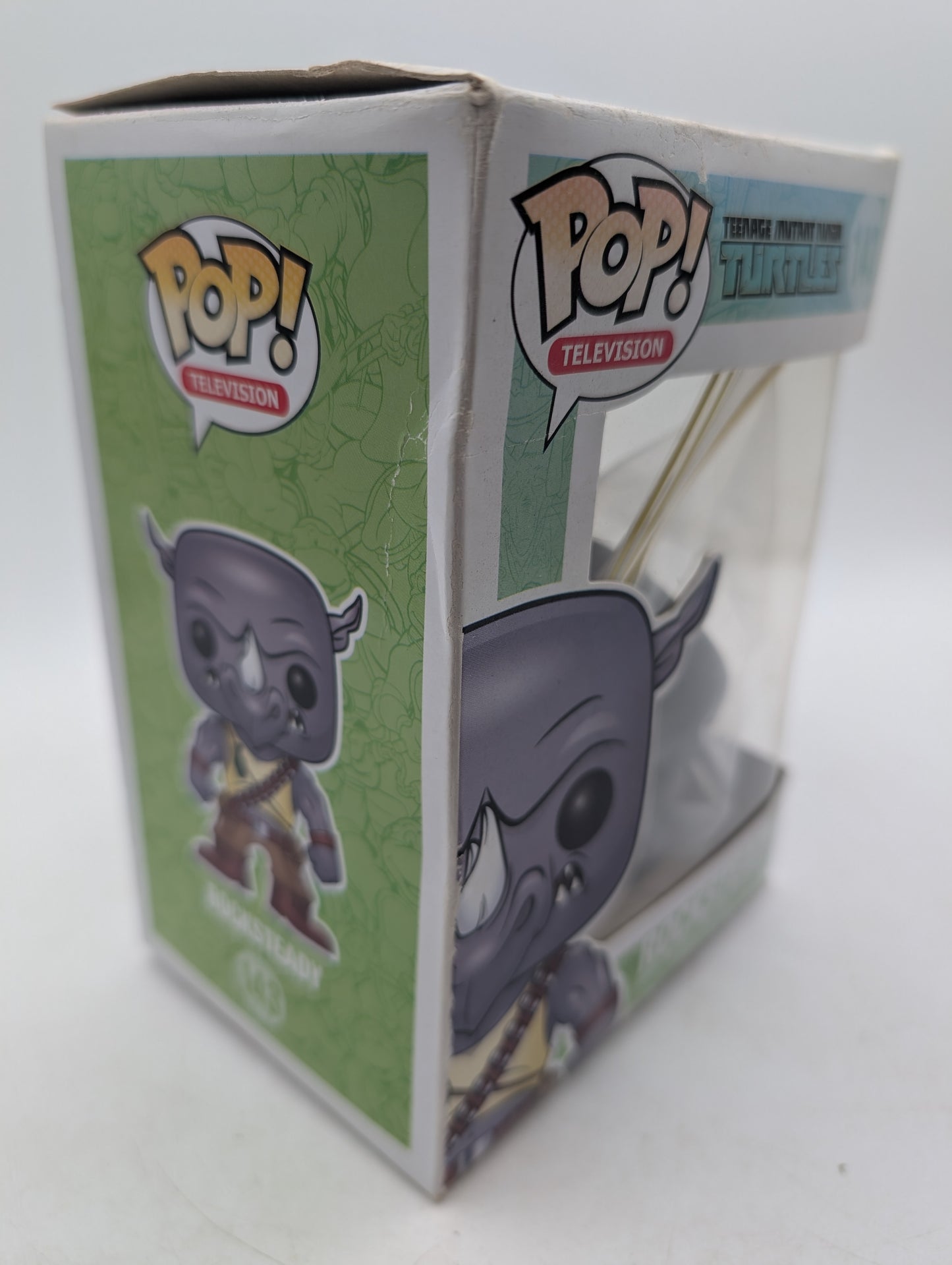Funko POP! Animation Teenage Mutant Ninja Turtles Rocksteady #143 No Insert Mould