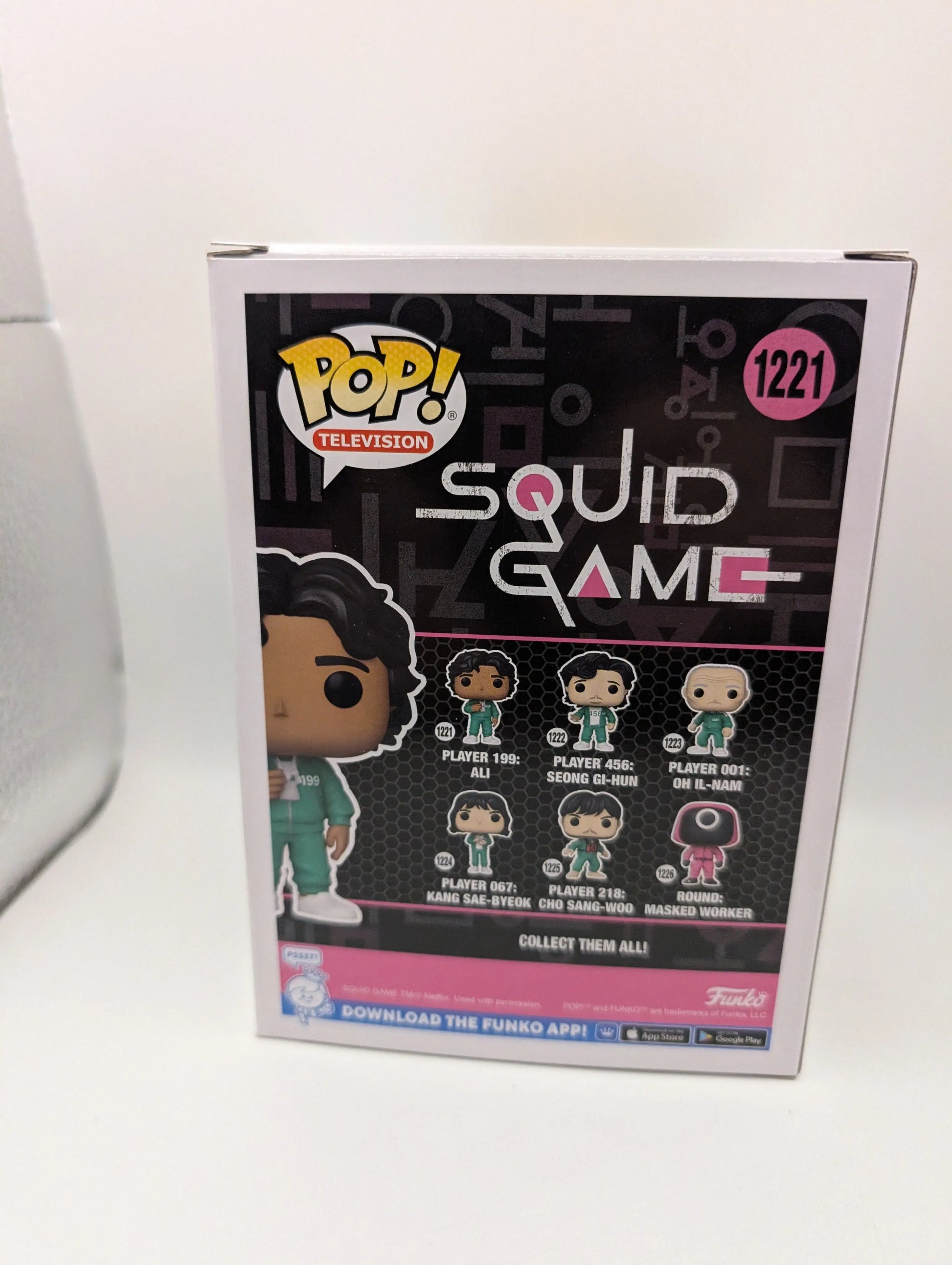 Player 199: Ali Squid Game Funko Pop! Vinyl #1221 FRENLY BRICKS - Open 7 Days