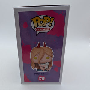 Chainsaw Man #1766 Power with Meowy Funko Pop! Excluive SE New Common FRENLY BRICKS - Open 7 Days