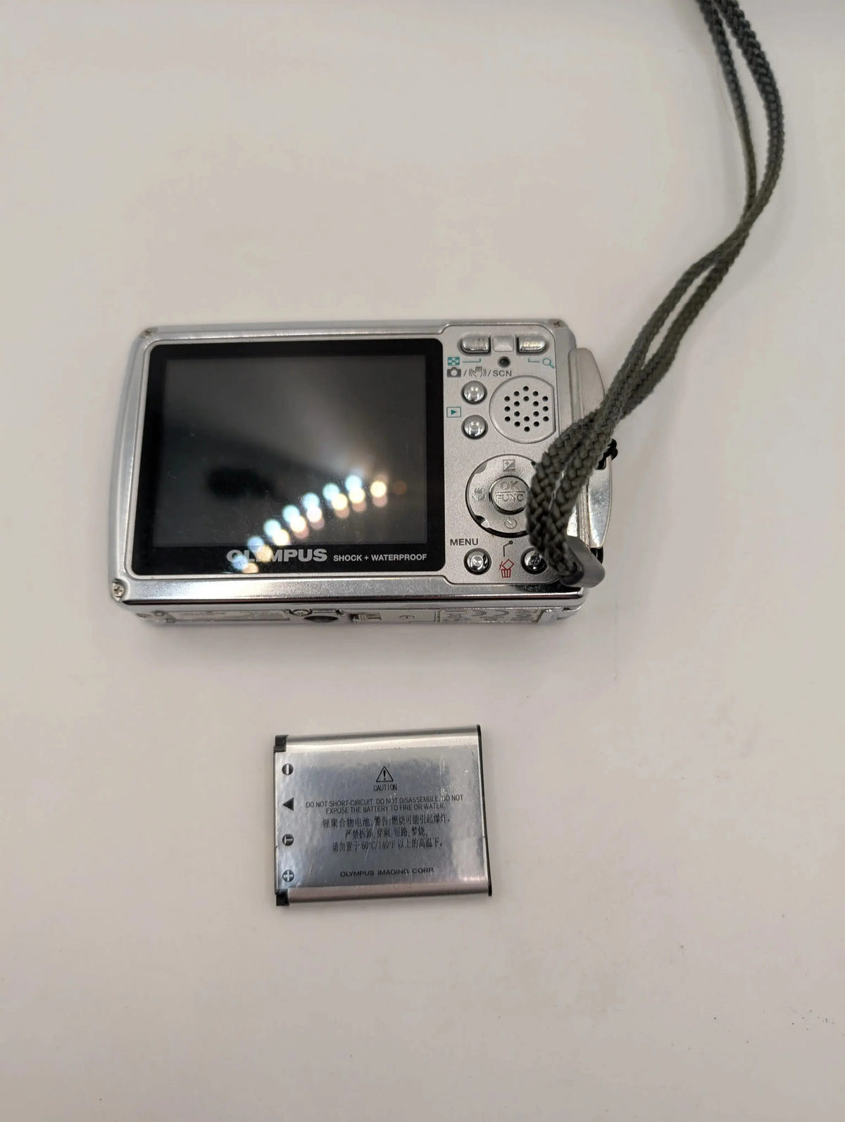 Olympus µ 720 SW 7.1 MP Digital Camera Blue/Silver - Not Working FRENLY BRICKS - Open 7 Days image 6