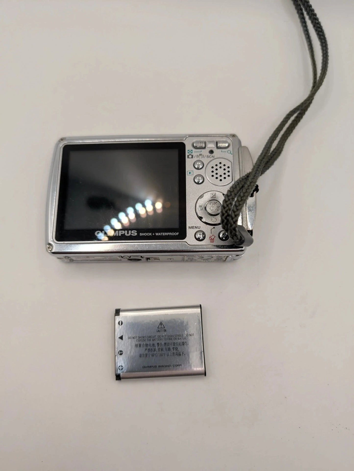 Olympus µ 720 SW 7.1 MP Digital Camera Blue/Silver - Not Working FRENLY BRICKS - Open 7 Days