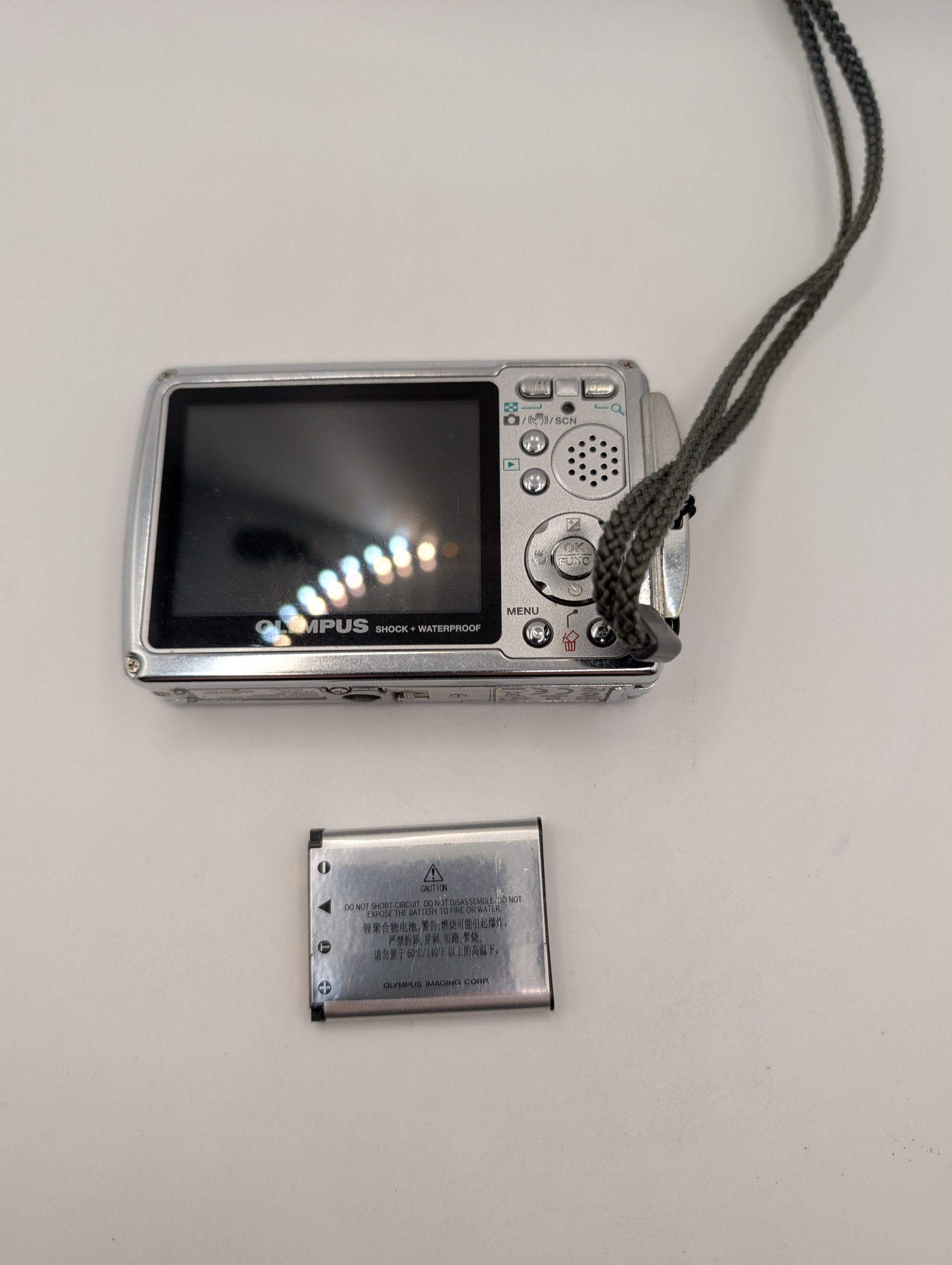 Olympus µ 720 SW 7.1 MP Digital Camera Blue/Silver - Not Working FRENLY BRICKS - Open 7 Days