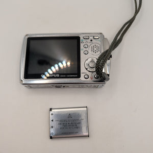 Olympus µ 720 SW 7.1 MP Digital Camera Blue/Silver - Not Working FRENLY BRICKS - Open 7 Days