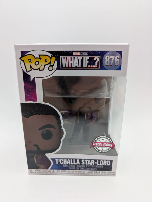 Funko Pop! Marvel What If? Tchalla Star Lord #876 FRENLY BRICKS - Open 7 Days