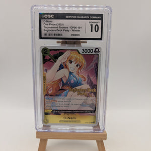 O-Nami (Beginners Deck Party [ST-23] - [ST-28] Participation Pack) OP06-101 CGC 10 FRENLY BRICKS - Open 7 Days