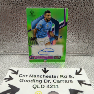 2023 Topps Finest Champions League - Riyad Mahrez /99 AUTO FRENLY BRICKS - Open 7 Days