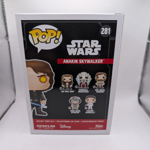 Star Wars - Anakin Skywalker Dark Side Pop! Vinyl Figure #281 FRENLY BRICKS - Open 7 Days