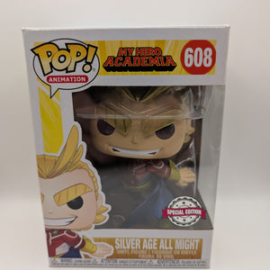 Silver Age All Might #608 Funko Pop! Vinyl Figure – My Hero Academia Collectible FRENLY BRICKS - Open 7 Days
