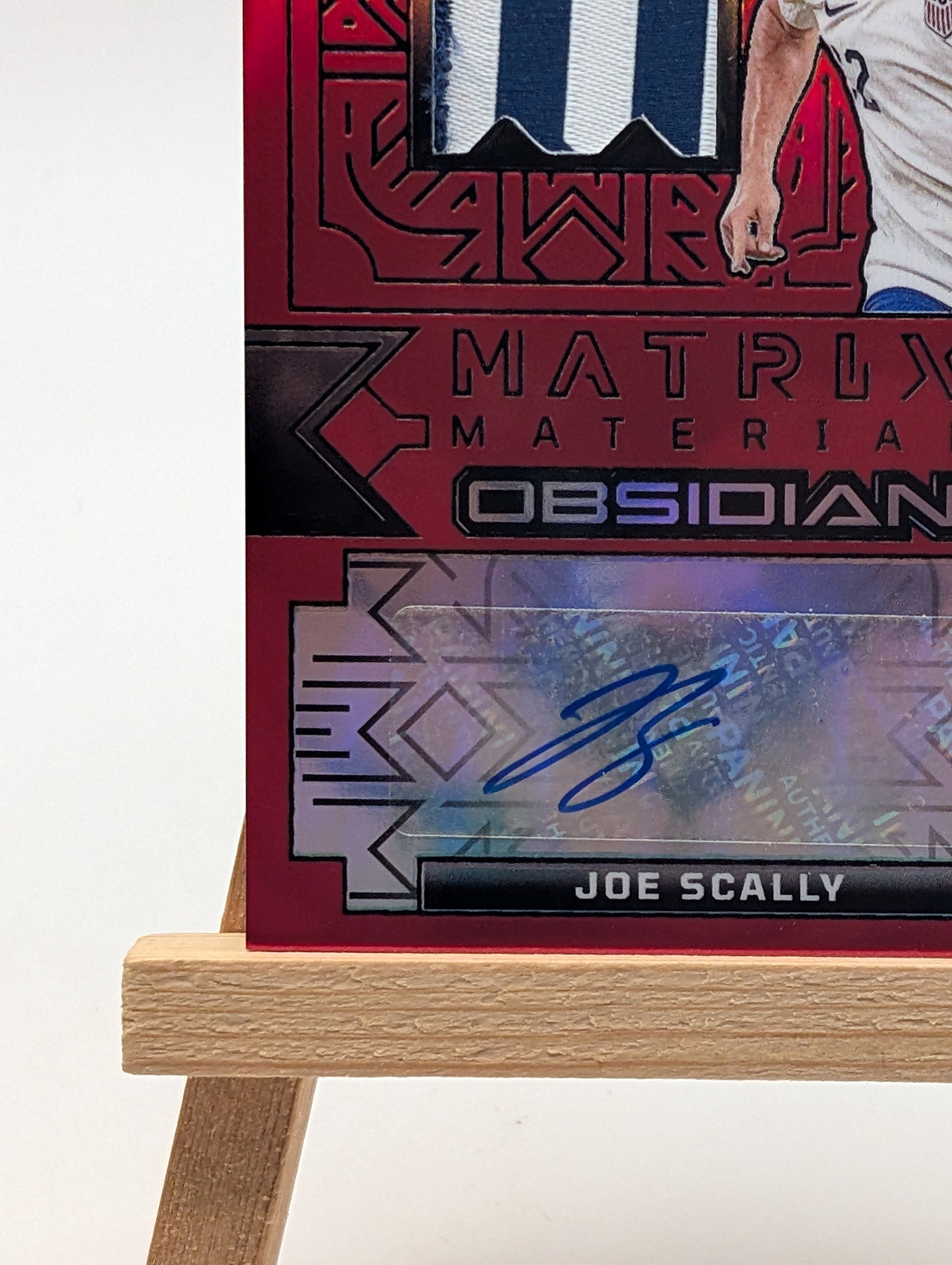 2024-25 Panini Obsidian Soccer JOE SCALLY 1/1 One of One Auto Patch USA US FRENLY BRICKS - Open 7 Days