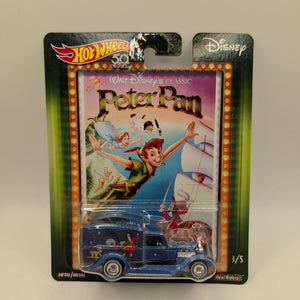 HOT WHEELS REAL RIDERS  '34 Dodge Delivery - DISNEY Peter Pan  3/5 FRENLY BRICKS - Open 7 Days