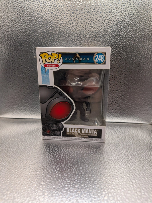 FUNKO Pop Vinyl Black Manta Aquaman #248 FRENLY BRICKS - Open 7 Days