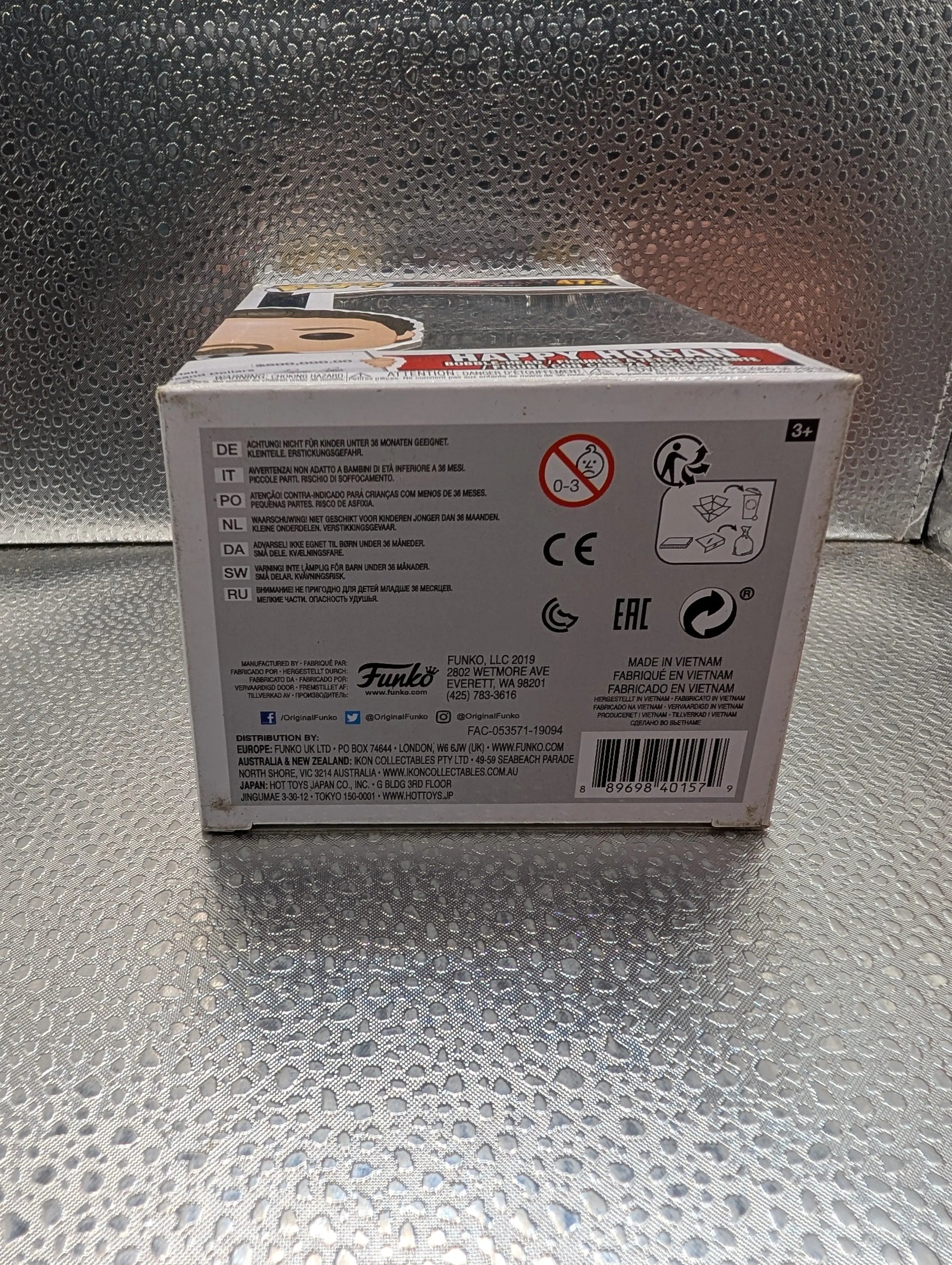 FUNKO Pop Vinyl Happy Hogan Marvel #307 FRENLY BRICKS - Open 7 Days