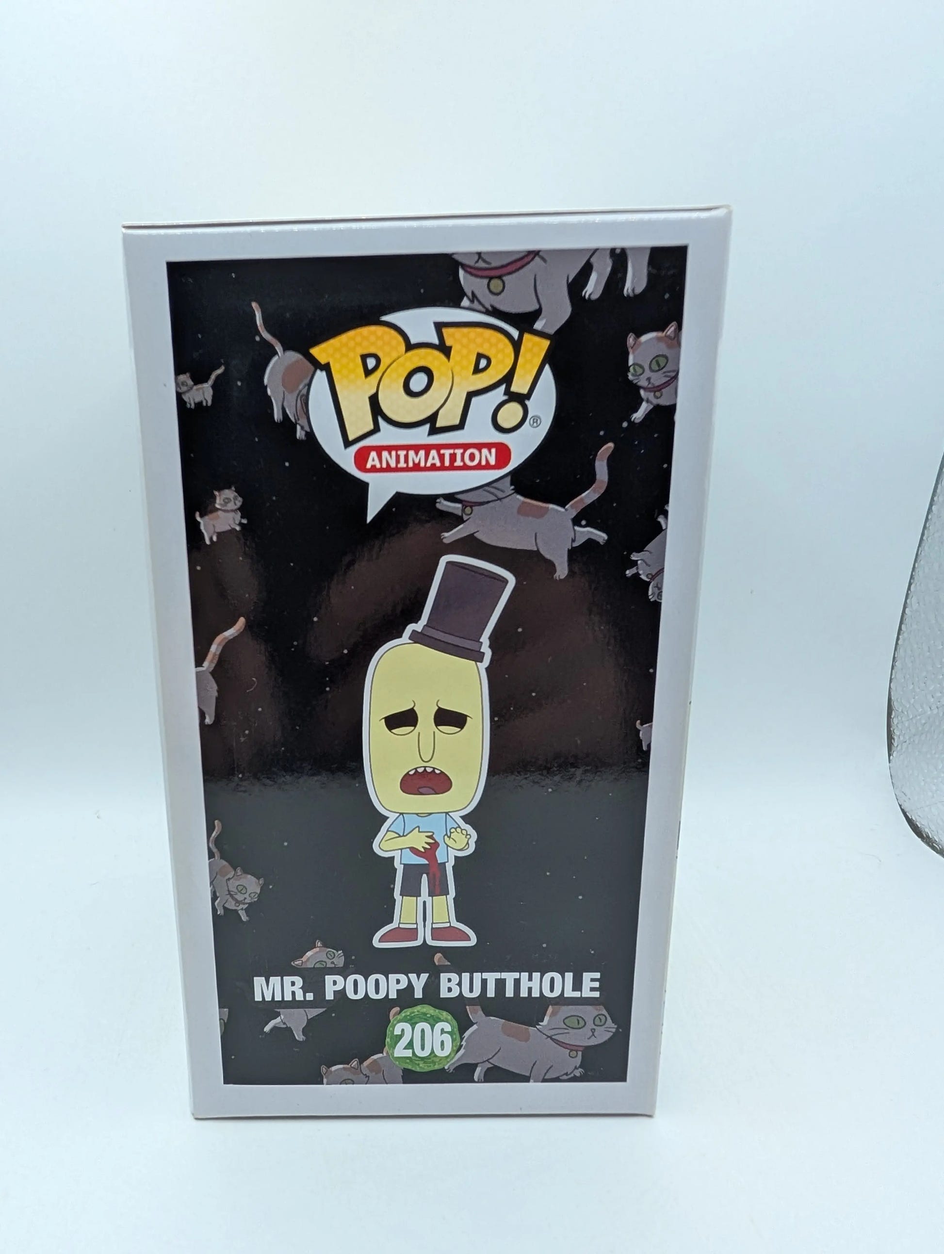 Funko Pop! Mr Poopy Butthole #206 Rick and Morty Animation Vaulted Collectible FRENLY BRICKS - Open 7 Days image 2
