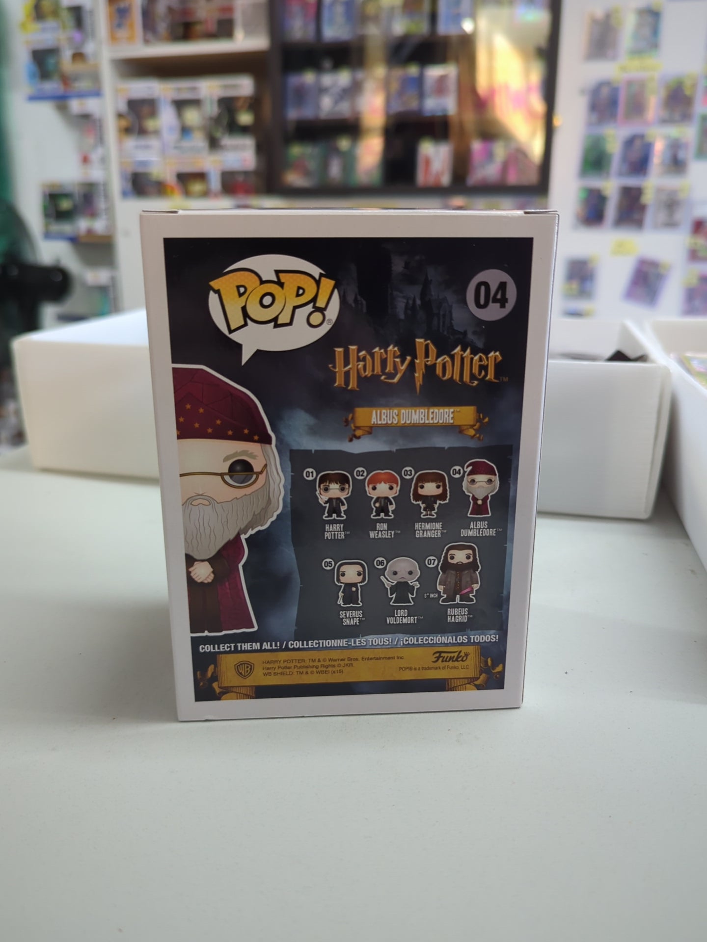 FUNKO POP VINYL HARRY POTTER FIGURE ALBUS DUMBLEDORE #04 FRENLY BRICKS - Open 7 Days