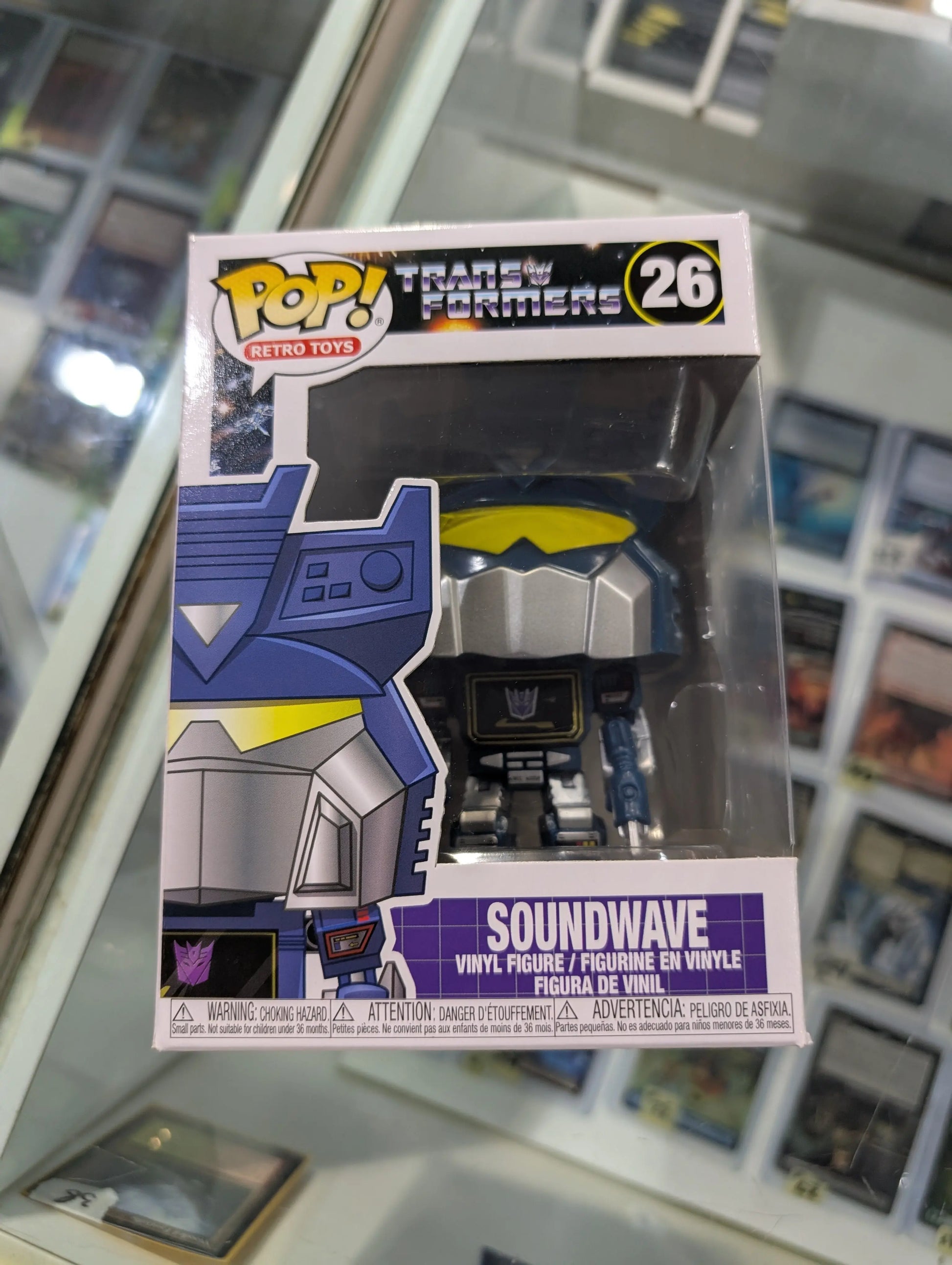 Funko Pop! Transformers Soundwave #26 FRENLY BRICKS - Open 7 Days
