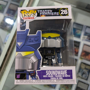Funko Pop! Transformers Soundwave #26 FRENLY BRICKS - Open 7 Days