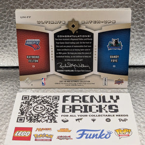 2004 Upper Deck Randy Foye Raymond Felton 4 Patch /50 FRENLY BRICKS - Open 7 Days