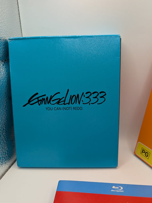 Shin EVANGELION Blu-ray 1.11 2.22 3.33 complete Set Limited Edition FRENLY BRICKS - Open 7 Days