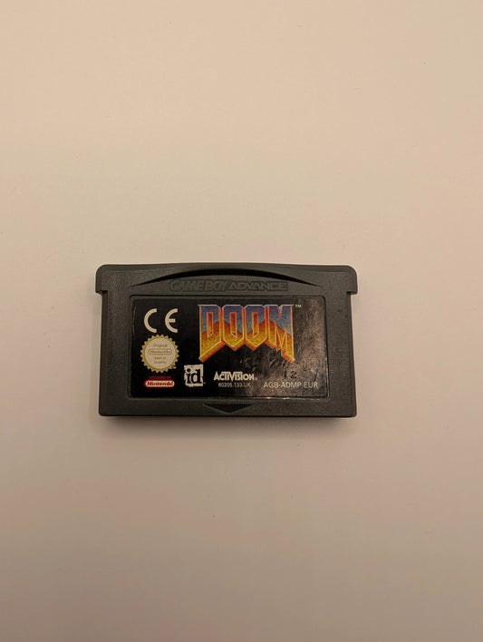 DOOM (Nintendo Gameboy Advance, 2001) Cartridge EUR FRENLY BRICKS - Open 7 Days