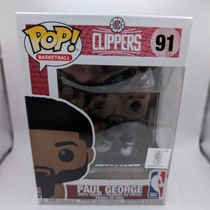 Funko Pop: NBA- Los Angeles Clippers Paul George 91 FRENLY BRICKS - Open 7 Days