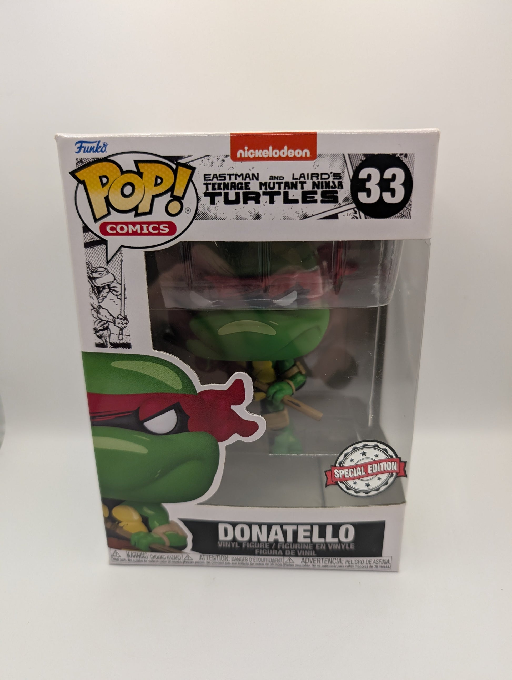 Teenage Mutant Ninja Turtles (Comic) - Donatello Pop! Vinyl Figure #33 FRENLY BRICKS - Open 7 Days