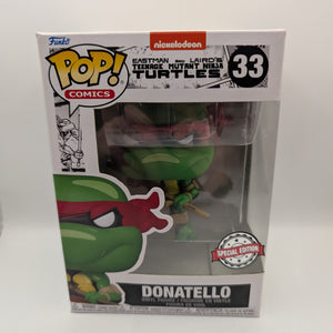 Teenage Mutant Ninja Turtles (Comic) - Donatello Pop! Vinyl Figure #33 FRENLY BRICKS - Open 7 Days