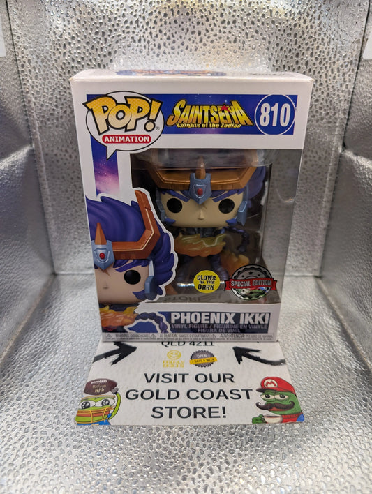 Funko Pop! Animation Vinyl #810 - Saint Seiya Knights Of The Zodiac Phoenix Ikki glow FRENLY BRICKS - Open 7 Days