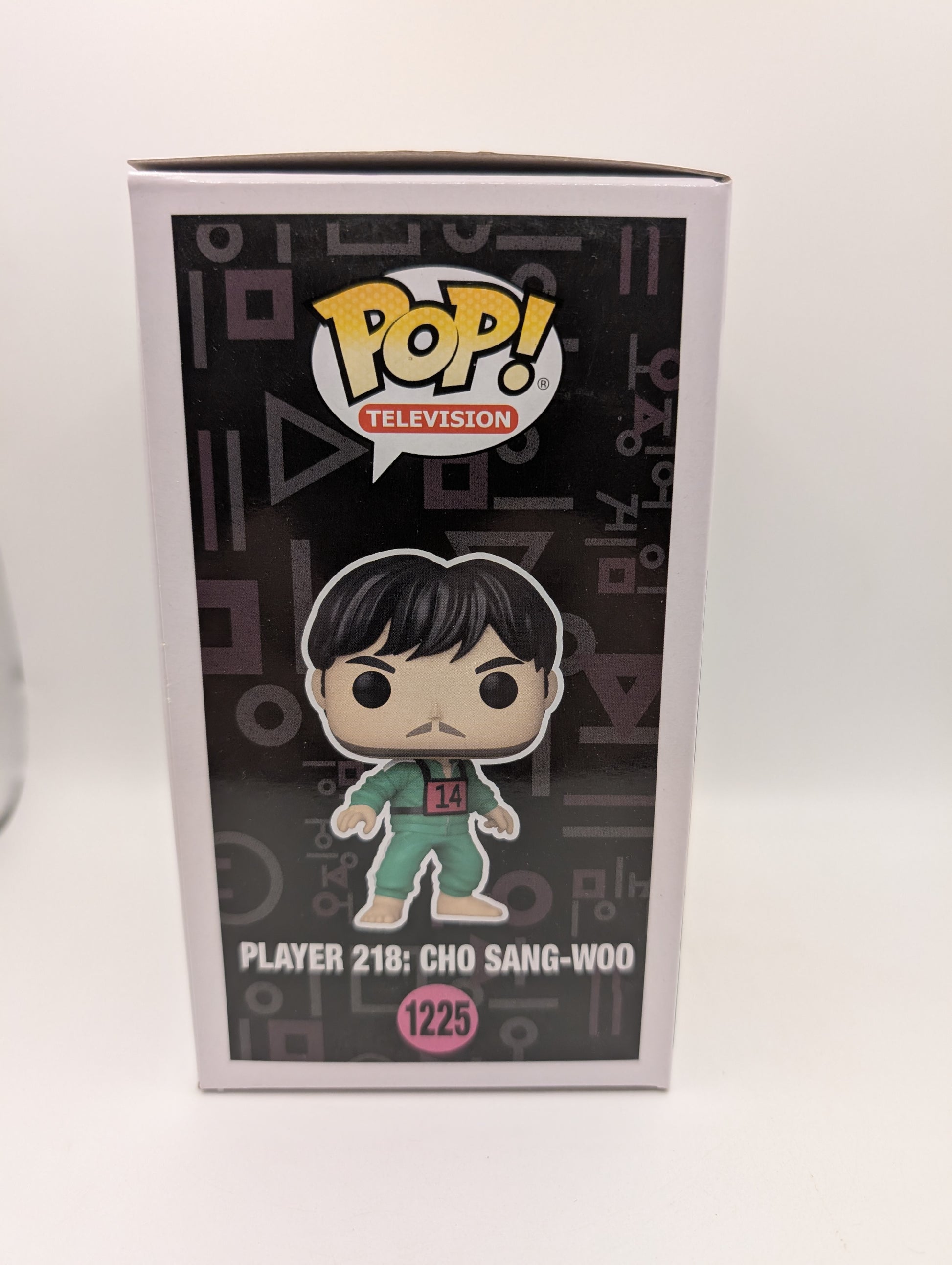 Pop Funko Player 218 Cho Sang-Woo #1225 Squid Games Netflix Figure