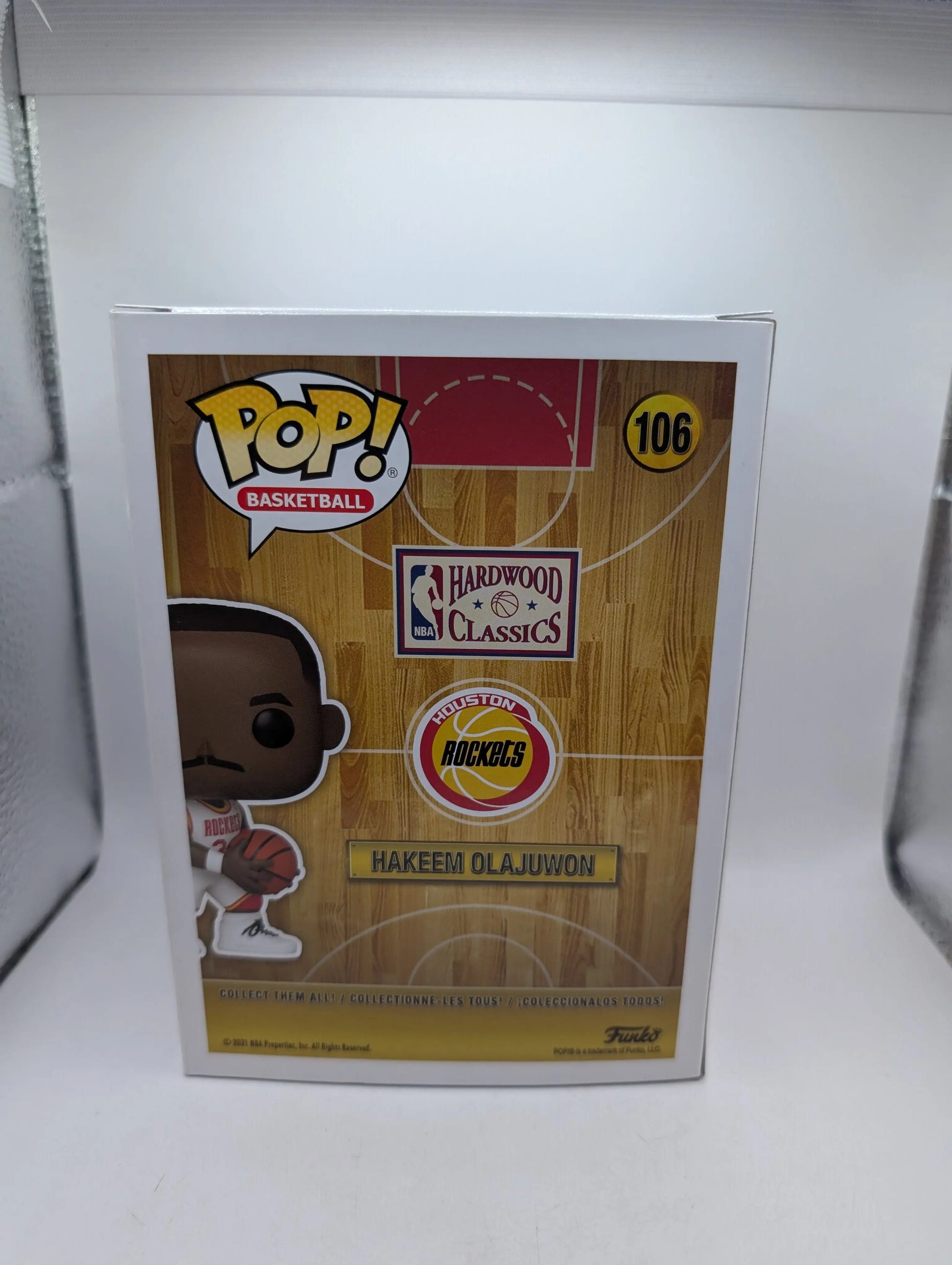 NBA Basketball - Hakeem Olajuwon Houston Rockets POP! Vinyl Figure #106 Funko, photo 3 image 3
