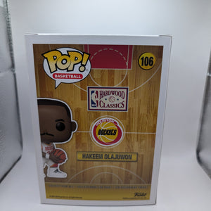 NBA Basketball - Hakeem Olajuwon Houston Rockets Pop! Vinyl Figure #106 FRENLY BRICKS - Open 7 Days