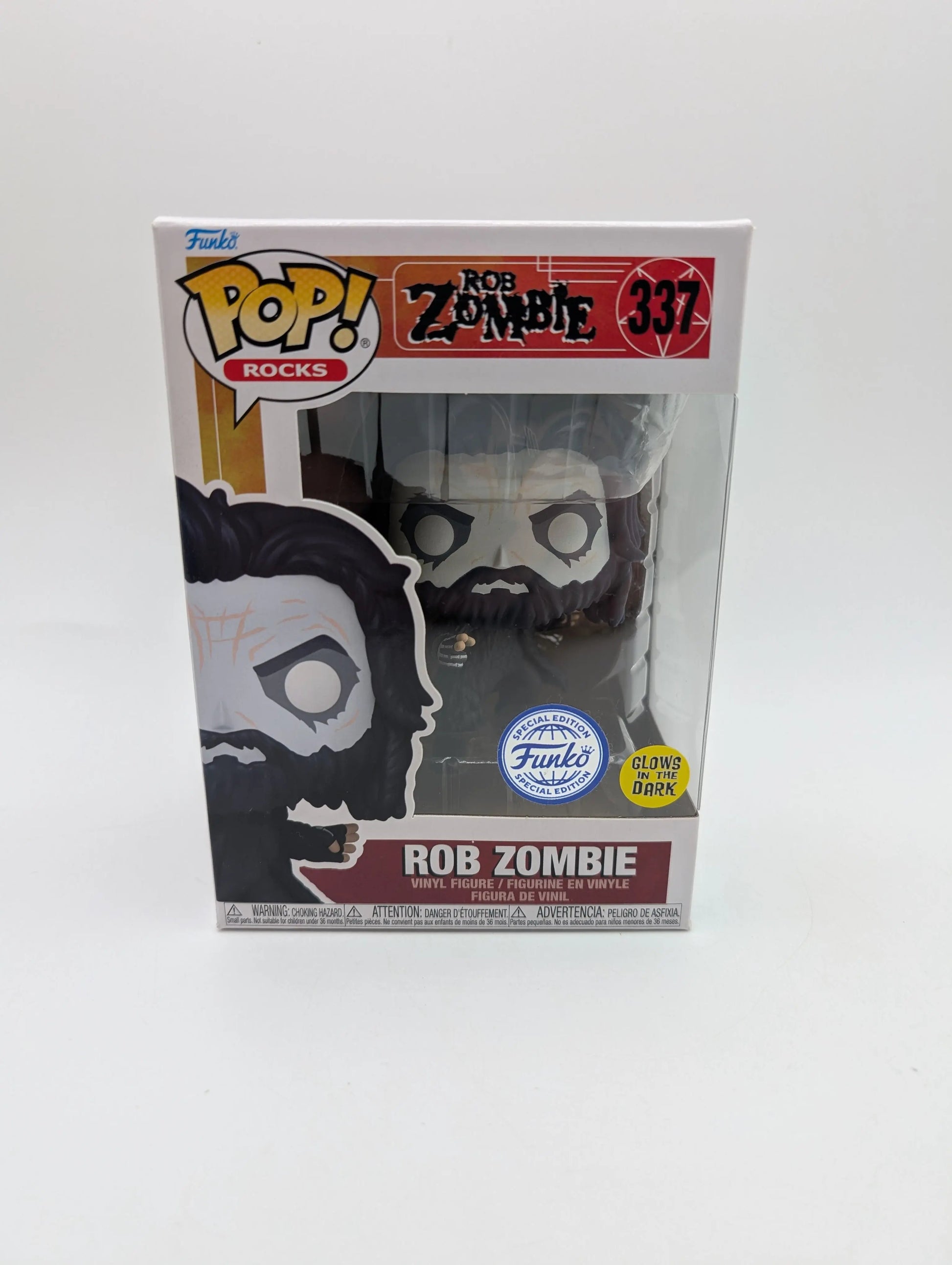 Pop! Rocks Vinyl Figure Rob Zombie - Rob Zombie Glow-in-the-Dark 337 FRENLY BRICKS - Open 7 Days