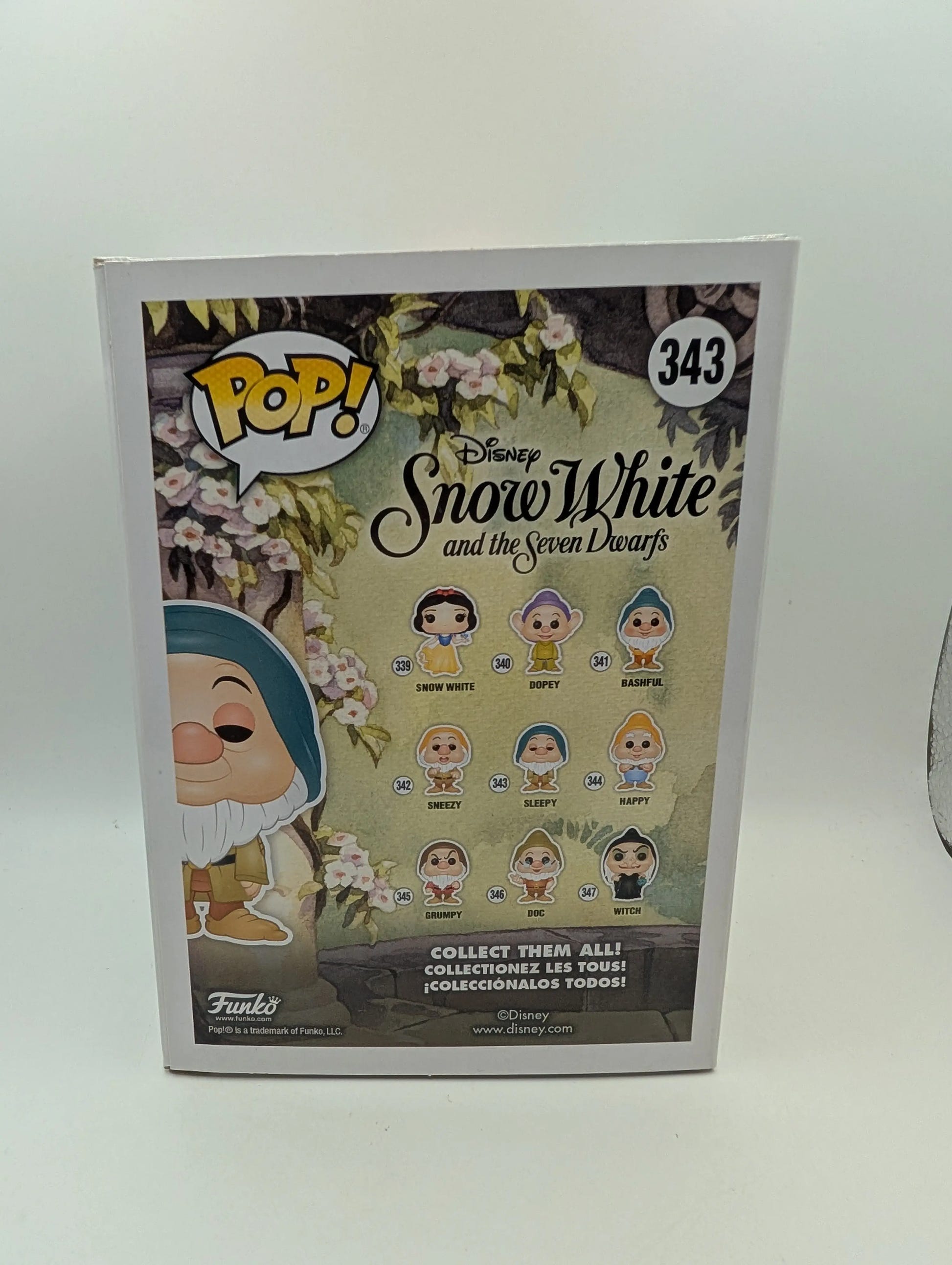 Sleepy- Funko Pop Vinyl #343 - Snow White and the Seven Dwarfs- Vaulted FRENLY BRICKS - Open 7 Days image 3