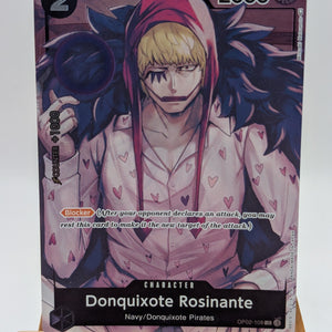 Donquixote Rosinante (Box Topper) OP02-108 English Paramount War - One Piece NM FRENLY BRICKS - Open 7 Days