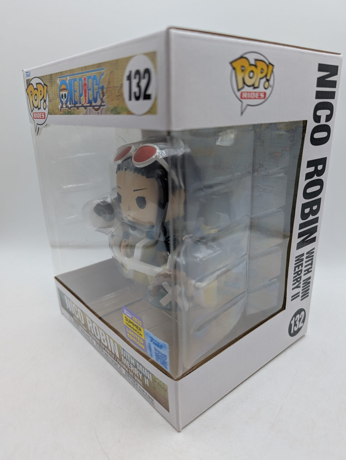 Funko POP! One Piece Nico Robin with Mini Merry II #132 2025 Summer Con, photo 2 image 2