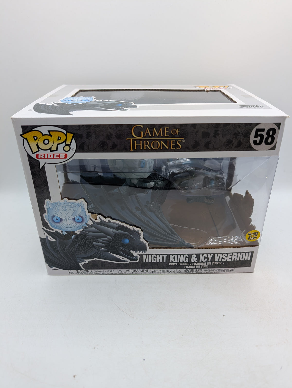 Funko POP! RIDES Game of Thrones Night King and Icy Viserion #58 image 1