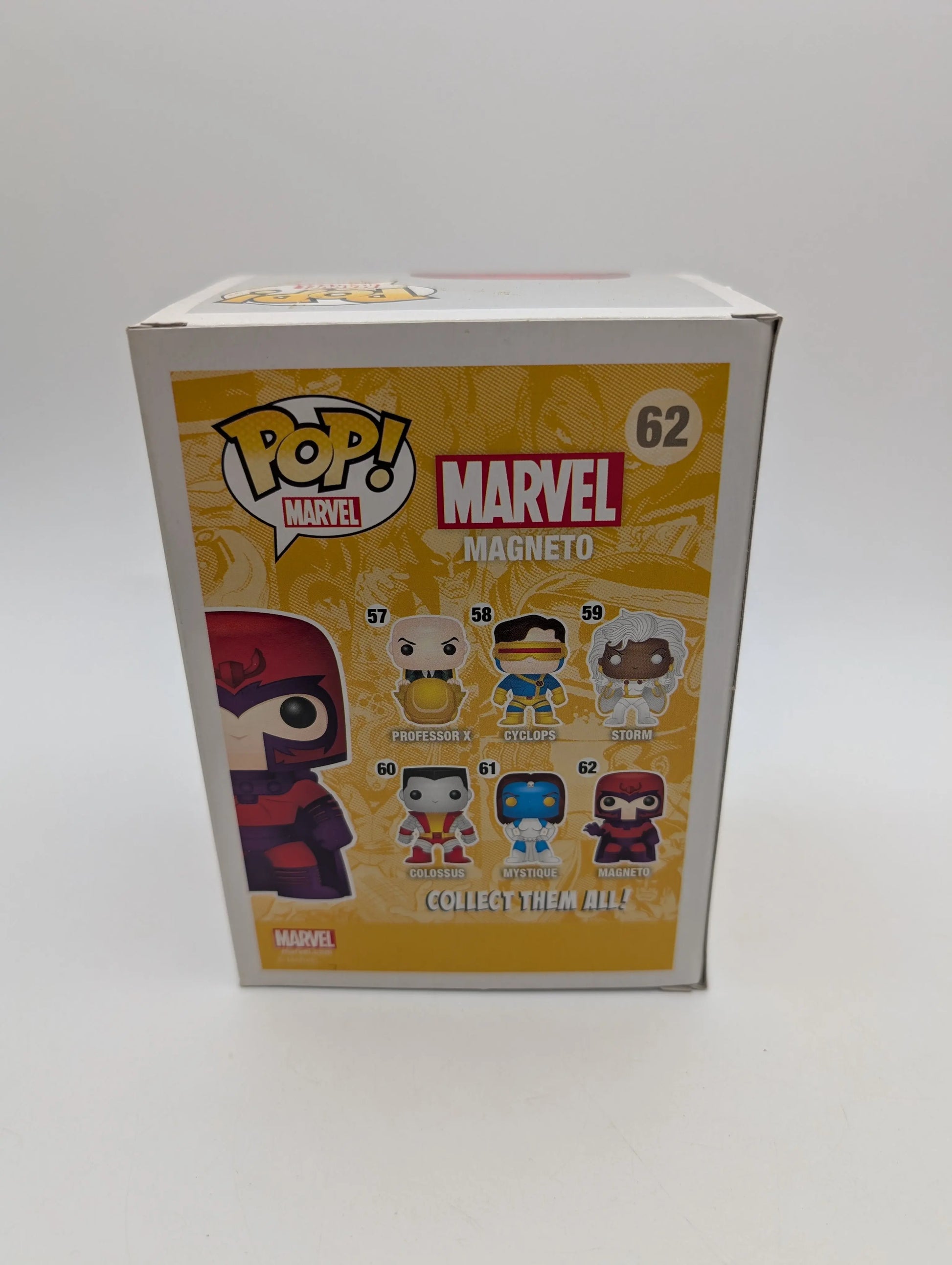 Magneto Pop 62 - X-men Marvel Universe Funko Pop! 2014 Vaulted FRENLY BRICKS - Open 7 Days