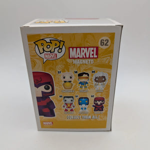 Magneto Pop 62 - X-men Marvel Universe Funko Pop! 2014 Vaulted FRENLY BRICKS - Open 7 Days