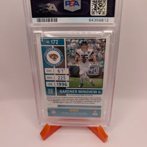 2019 Contenders Optic - Holo Rookie Ticket Auto Gardner Minshew #172 PSA 8 FRENLY BRICKS - Open 7 Days