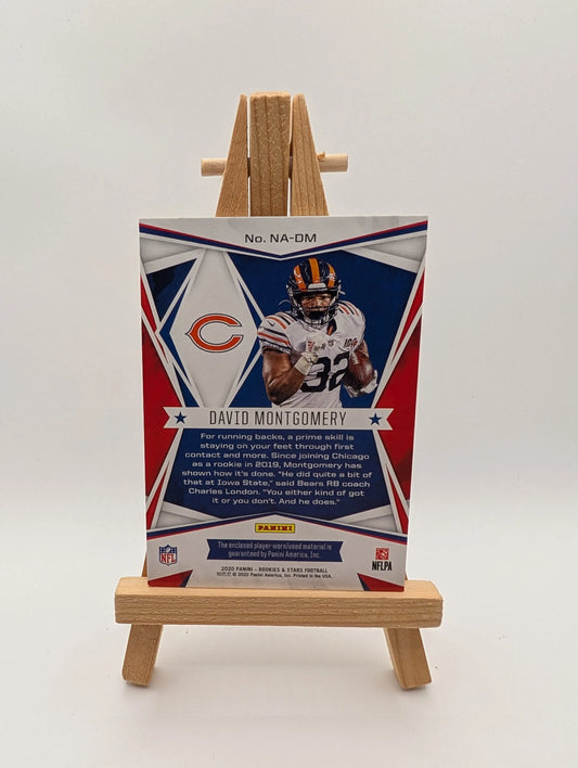 2020 Panini NFL Rookies & Stars David Montgomery NA-DM Patch FRENLY BRICKS - Open 7 Days