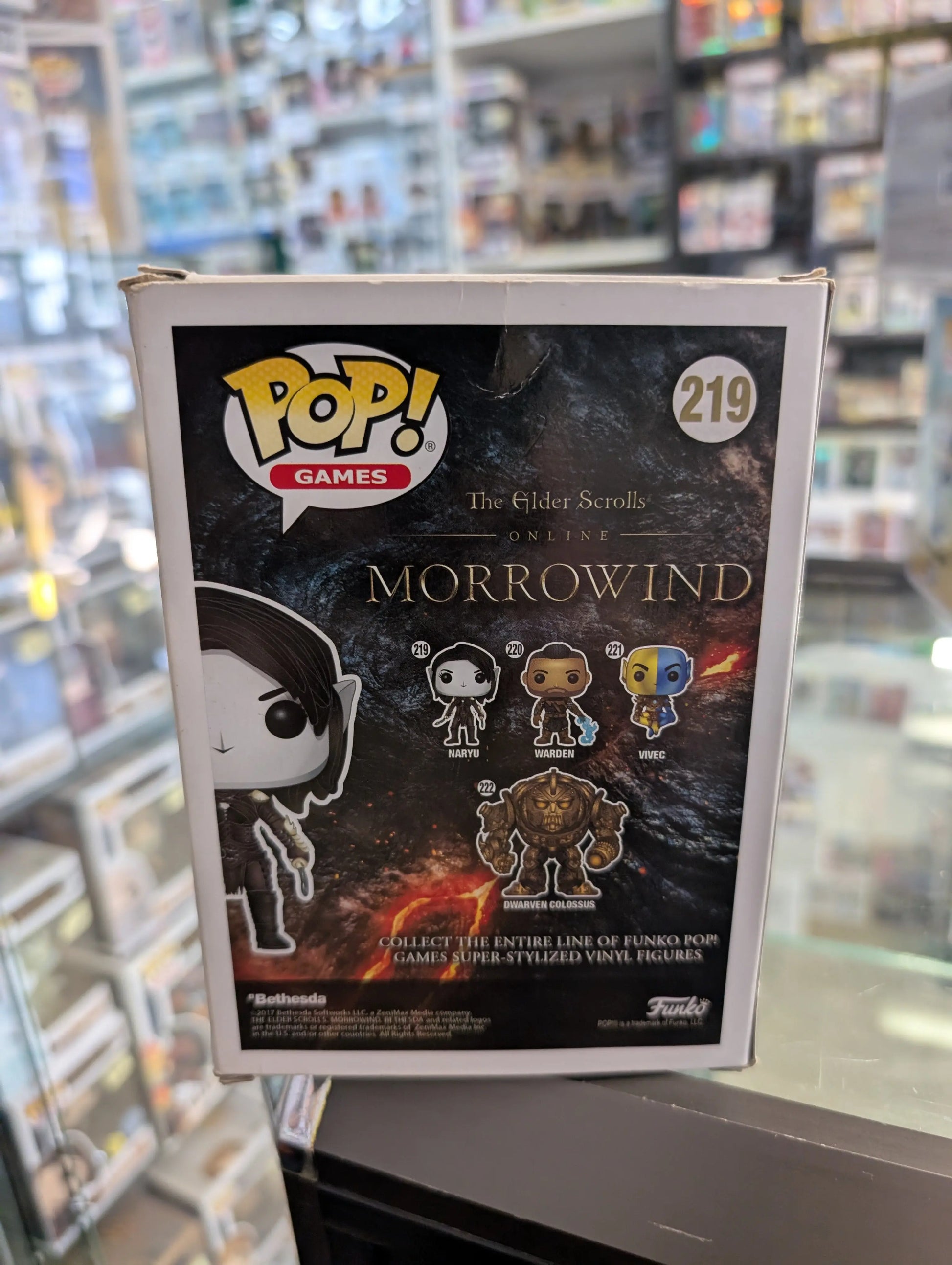 Funko Games POP #219 Elder Scrolls Online Morrowind NARYU Vinyl Action Figure FRENLY BRICKS - Open 7 Days