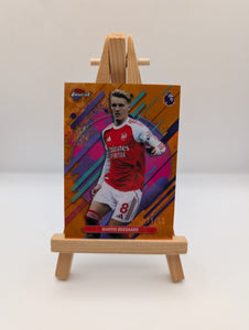 2025-26 TOPPS FINEST PREMIER MARTIN ODEGAARD RARE Orange Refractor /15